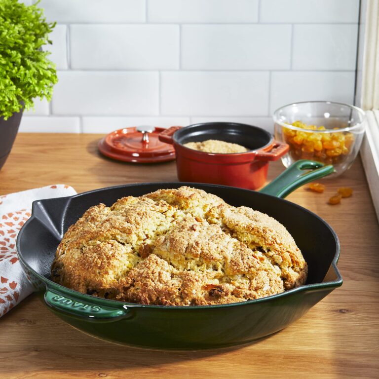 Staub Cast Iron 12-inch Fry Pan - Basil, Made in France - Image 2