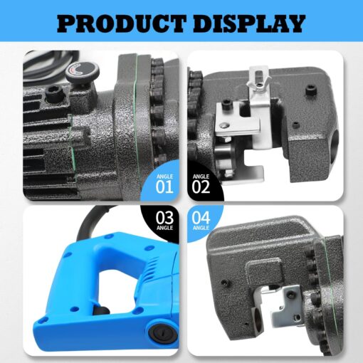Jecoupoon 1200 W Electric Hydraulic Hole Punch Hydraulic Hole Punching Tool Metal punch Compatible with Steel Copper Aluminum Iron Alloy (Base Version) - Image 4