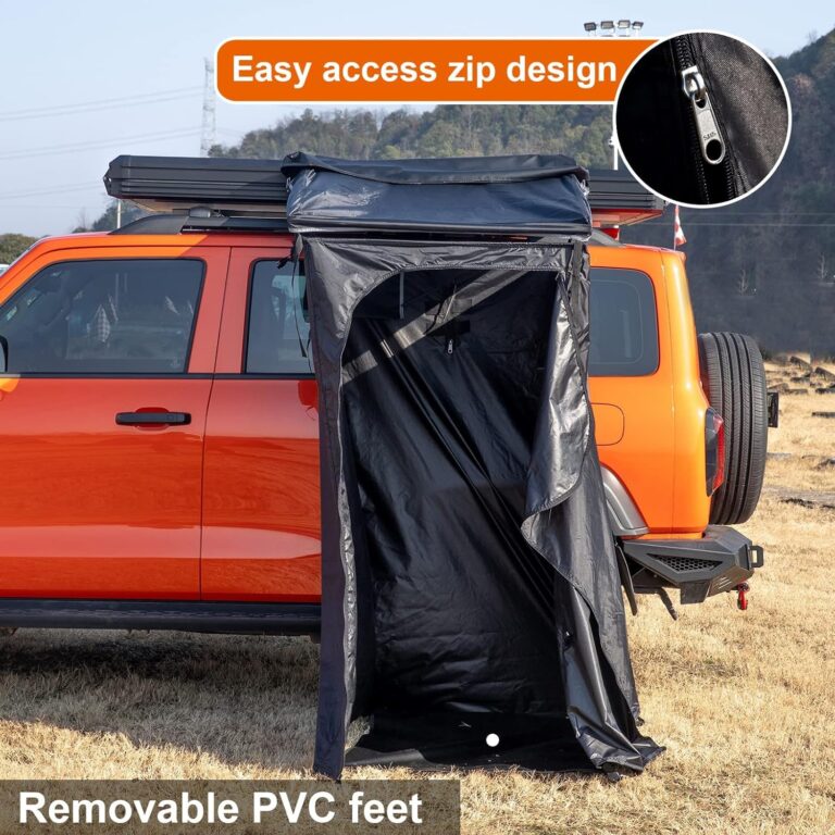 Naturnest Shower Tent Shower Awning for Overland Universal Vehicle, Changing Privacy Room, Camping Shower, Easy to Install for Camping Trips - Image 2