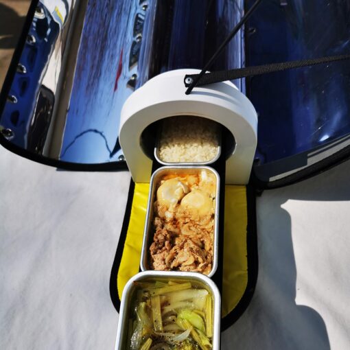 HIOSUNSTOVE Solar Stove Portable Stove Solar Oven - Solar Cooker for Outdoor Cooking with 5L Large Capacity with Theometer, and Easy-to-Use Design for Camping Hiking and Family Party - Image 4