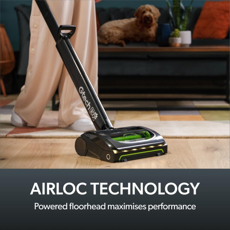 Gtech AirRAM 2 K9 Cordless Vacuum Cleaner with Scented Cartridges - Removes Tough Pet Hair - Perfect for Carpet and Hardwood Floors - Rechargeable 22v Li-ion Battery - Lightweight (7 lbs.) - Image 4