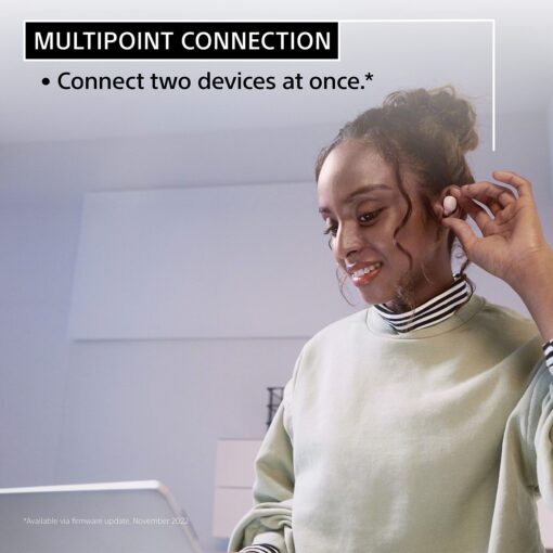 Sony LinkBuds S Truly Wireless Noise Canceling Earbud Headphones with Alexa Built-in, Bluetooth Ear Buds Compatible with iPhone and Android, White - Image 11