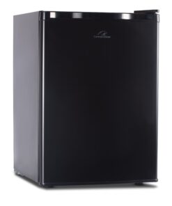 Commercial Cool CCR26B Compact Single Door Refrigerator and Freezer, 2.6 Cu. Ft. Mini Fridge, Black