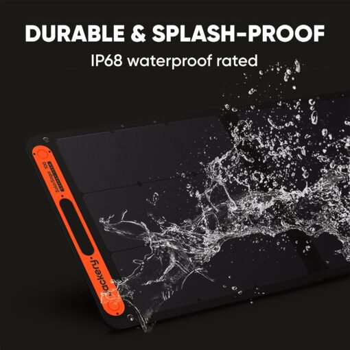 Jackery SolarSaga 100W Bifacial Portable Solar Panel for Explorer 240/300/500/1000/1500 Power Stations, Foldable Solar Cell Solar Charger with USB Outputs for Phones, Rooftops, Outdoor Camping and RVs - Image 3