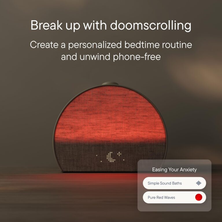 Hatch Restore 3 Sunrise Alarm Clock, Sound Machine, Smart Light (Cocoa) - White Noise, Screen-Free Sleep Routine - Image 5