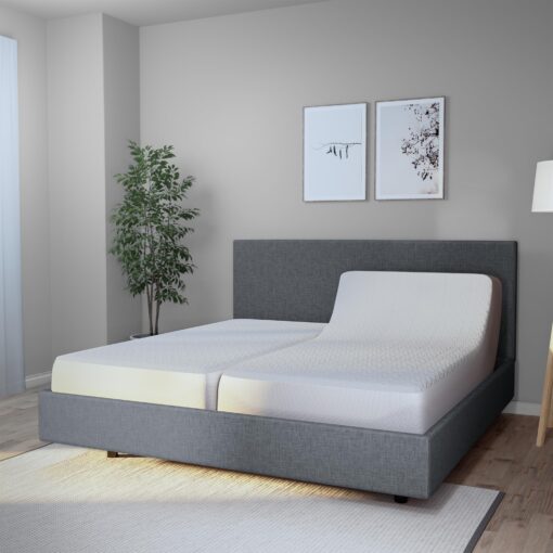 Bedgear Split King Dri-Tec Waterproof Mattress Protector - Adjustable Base Compatible -Washable, and Breathable Pad – Fitted with Stretchable Deep Pockets – Fits 18” Mattress - White - Image 2