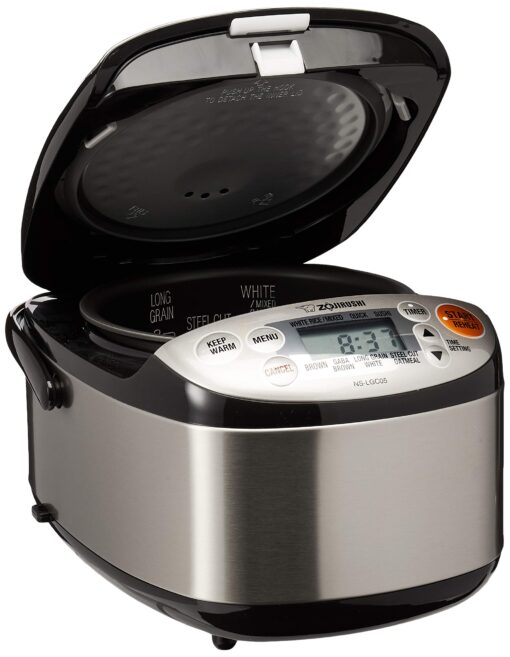Zojirushi EP-PFC20HA Electric Skillet and Zojirushi NS-LGC05XB Micom Rice Cooker & Warmer Bundle - Image 3