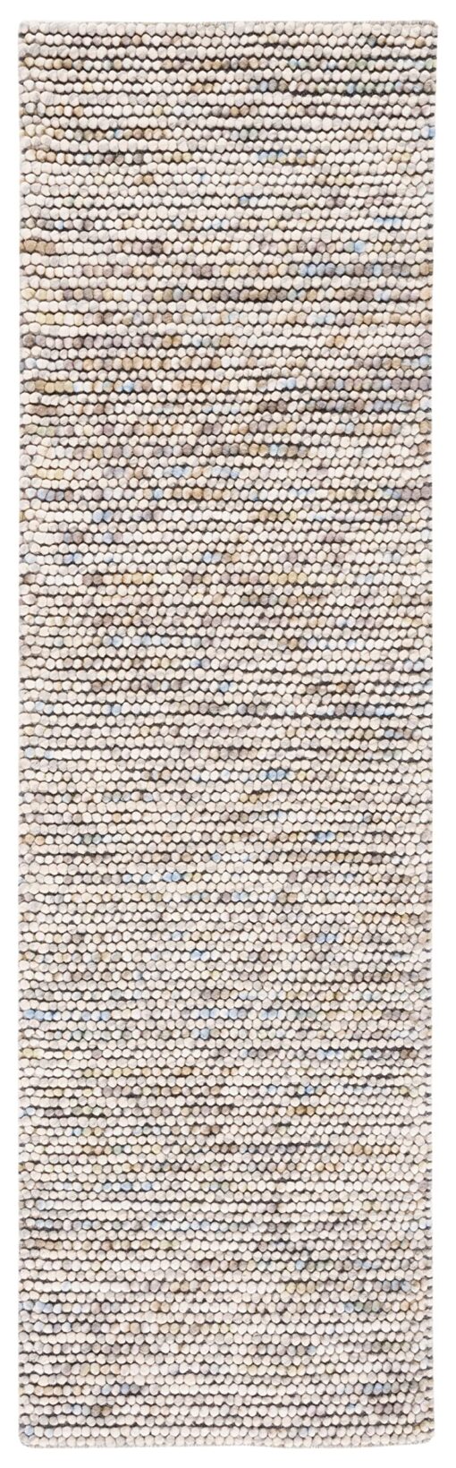 SAFAVIEH Natura Collection Runner Rug - 2'3" x 8', Ivory & Multi, Handmade Farmhouse Wool, Ideal for High Traffic Areas in Living Room, Bedroom (NAT620D) - Image 7