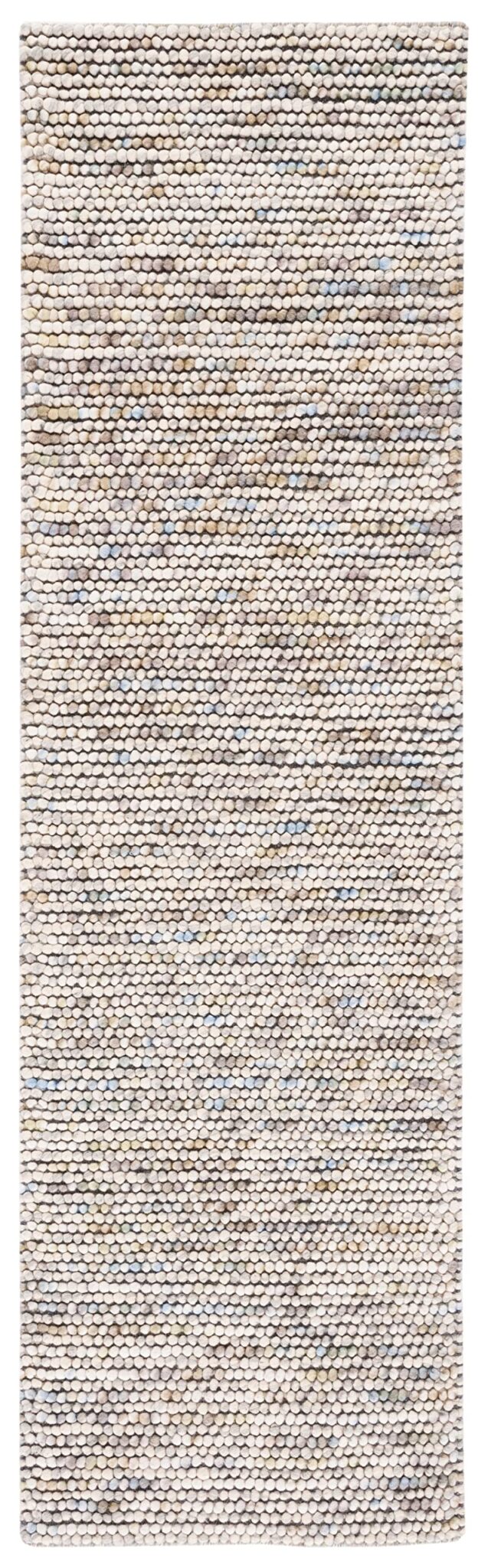 SAFAVIEH Natura Collection Runner Rug - 2'3" x 8', Ivory & Multi, Handmade Farmhouse Wool, Ideal for High Traffic Areas in Living Room, Bedroom (NAT620D) - Image 7