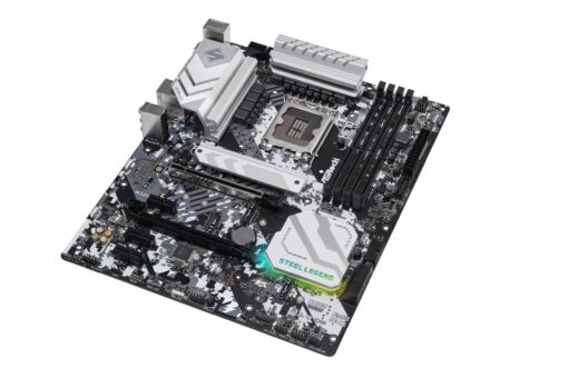ASRock Motherboard H670 Steel Legend Intel H670 Series CPU (LGA1700) Compatible H670 ATX Motherboard - Image 5