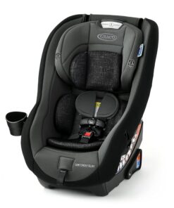 Graco Contender Slim Convertible Car Seat, West Point, Space-Saving Design, Lightweight and Compact