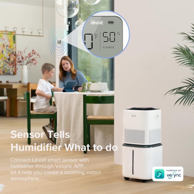 LEVOIT Superior 6000S Smart Evaporative Humidifiers for Home Whole House up to 3000ft², 6 Gal, Last 72-Hour, Premium Filter, Dry Mode, Wheels & Water Fill Hose & Foldable Storage - Quiet Sleep Mode - Image 2