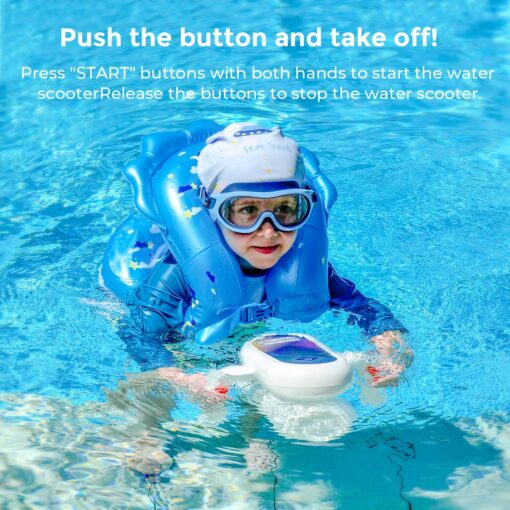 sublue Hagul Underwater Scooter 50 Minutes 2 Gear Speed Switch 50 Minutes15M Waterproof Water Sports Swimming Pool for Kids (Hagul) - Image 7