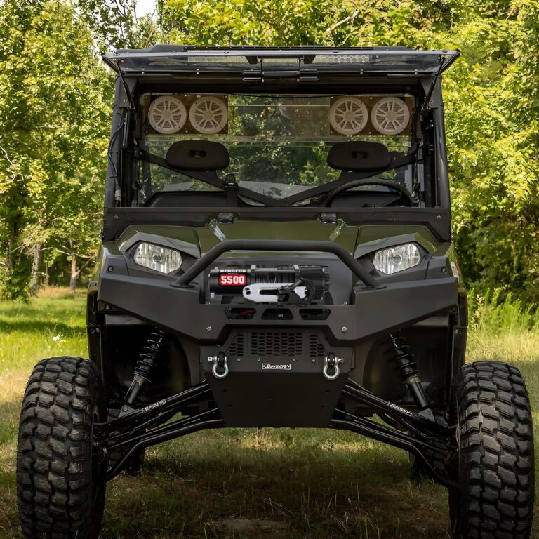 HEDGFOX UTV ATV 5500lb Electric Winch 12V Waterproof with Synthetic Rope Hawse Fairlead Kit for Offroad, Trailer Recovery Winch with Wireless Handheld Remote and Mini Rocker Control - Image 2
