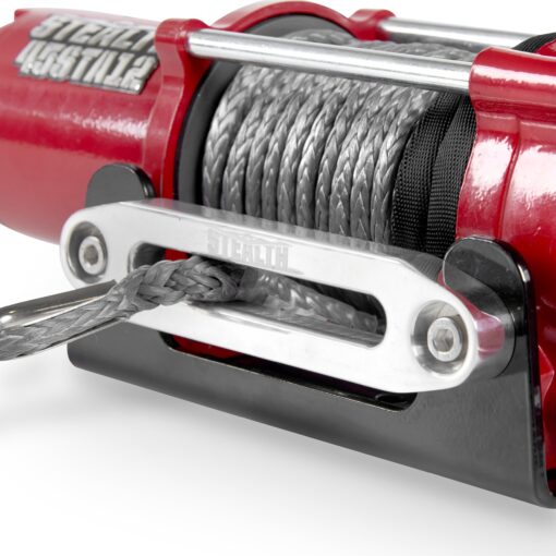 Stealth Winches UTV ATV 4500lb Winch, 12 Volt Electric Winch with 2 Wireless remotes and Synthetic Rope, Perfect for Towing Truck Boat Trailer Winch, Portable Winch 12v, Weatherproof, Mounting Plate - Image 2
