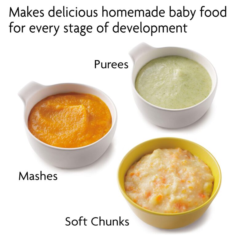Baby Brezza Small Baby Food Maker Set – Cooker and Blender in One to Steam and Puree Baby Food for Pouches - Make Organic Food for Infants and Toddlers - Includes 3 Pouches and 3 Funnels - Image 3