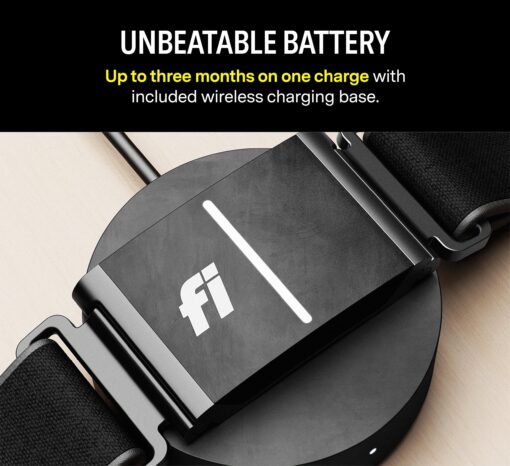 Fi Series 3 Smart Dog Collar - GPS Dog Tracker and Activity & Health Monitor, Waterproof, LED Light, Escape Alerts, Nationwide Coverage [Free 1 Year Membership] (Yellow, X Large) - Image 2