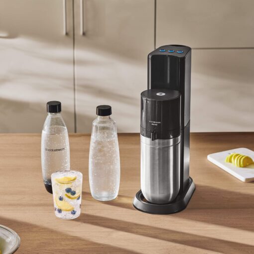 SodaStream E-Duo Sparkling Water Maker (Black) with CO2 and Carbonating Bottle - Image 7