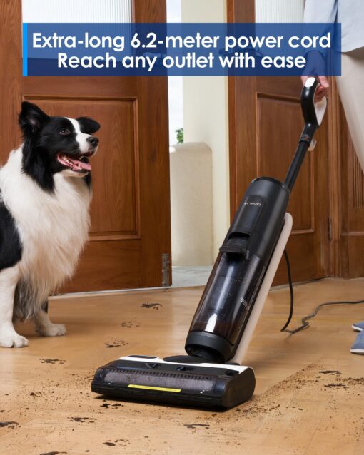 Tineco iFLOOR 5 Steam Corded Wet Dry Vacuum All-in-one, Steam Mop Hardwood Floor Cleaner Great for Sticky Messes, 248℉ High-temp Steam, Self-cleaning with steam - Image 3