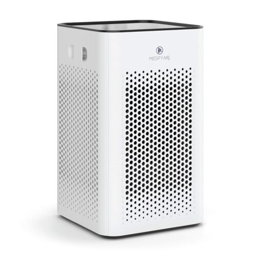 Medify MA-25 Air Purifier with True HEPA H13 Filter | 825 ft² Coverage in 1hr for Allergens, Smoke, Wildfires, Odors, Pollen, Pet Dander | Removal to 0.1 Microns | White, 1-Pack