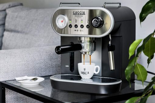Gaggia Carezza De Luxe Espresso Machine, 47oz, Silver - Image 3