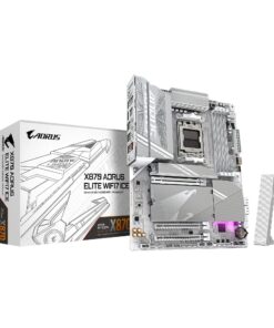 GIGABYTE X870 AORUS Elite WIFI7 ICE AMD AM5 LGA 1718 Motherboard, ATX, DDR5, 4X M.2, PCIe 5.0, USB4, WIFI7, 2.5GbE LAN, EZ-Latch, 5-Year Warranty
