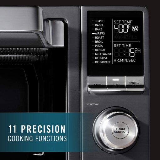 Calphalon Air Fryer Oven, 11-in-1 Toaster Oven Air Fryer Combo, 26.4 QT/25 L, Fits 12" Pizza, Stainless Steel - Image 5