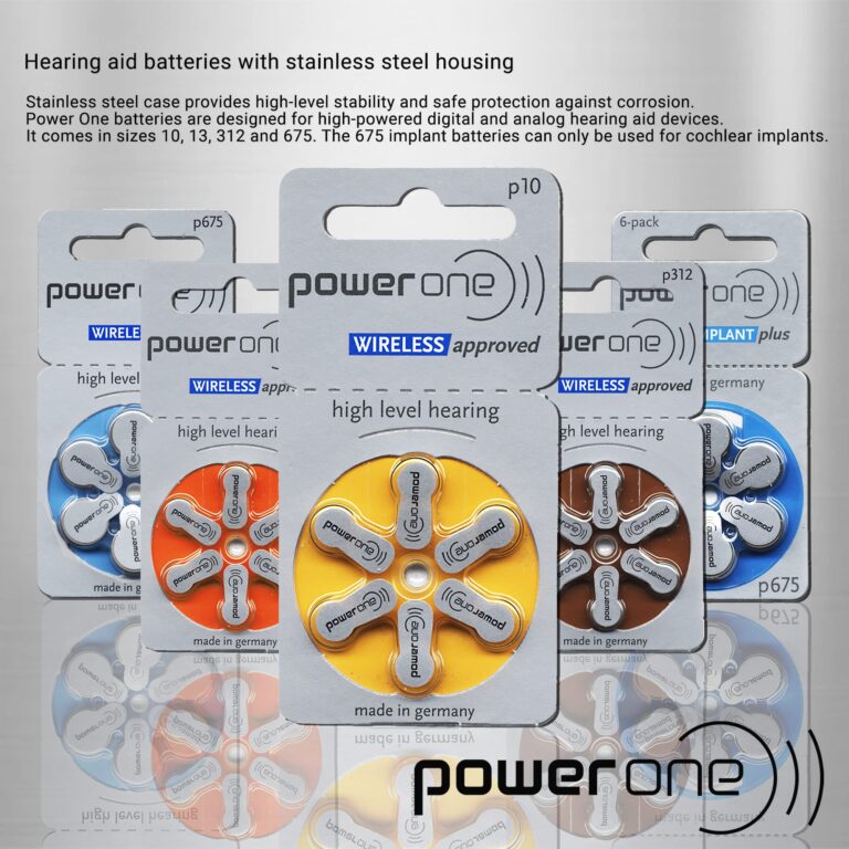 Power One Cochlear Implant 675 Batteries! 5, 60-Packs, Total 300 Batteries - Image 4