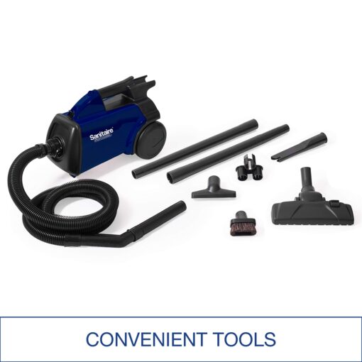 Sanitaire Professional Compact Canister Vacuum Cleaner, SL3681A Blue,black - Image 5