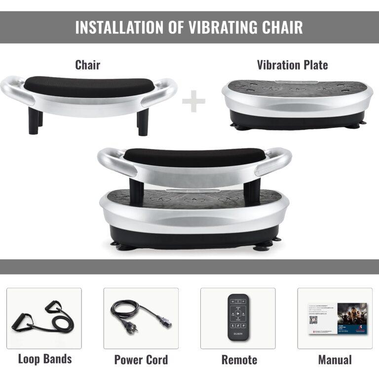 EILISON FITABS 3D Vibration Plate Exercise Machine - Ocsillation, Pulsation + 3D Motion Vibration Platform | Whole Body Viberation Machine for Lymphatic Drainage, Weight Loss, Recovery (Fitabs Silver) - Image 4