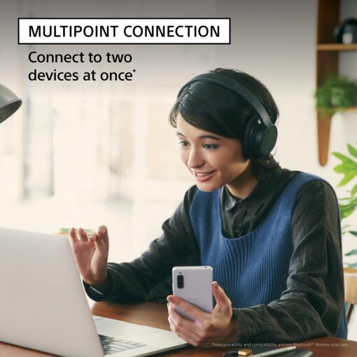 Sony WH-CH720N Noise Canceling Wireless Headphones Bluetooth Over The Ear Headset with Microphone, Pink - Image 9