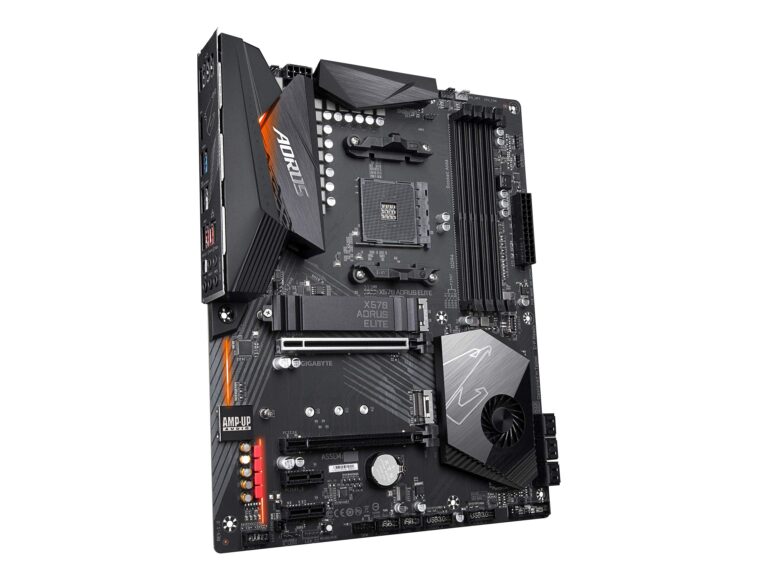 Gigabyte X570 AORUS Elite (AMD Ryzen 3000/X570/ATX/PCIe4.0/DDR4/USB3.1/Realtek ALC1200/Front USB Type-C/RGB Fusion 2.0/M.2 Thermal Guard/Gaming Motherboard) - Image 4