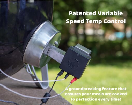 Flame Boss Smart BBQ Smoker Temperature Controller with Patented Variable Speed Fan, 400 Universal WiFi with 2 Probes for Weber, Char-Griller, Drum Smokers, Offset Smokers - Image 7