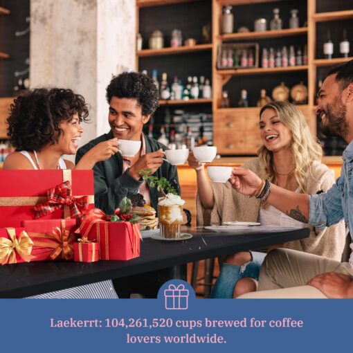 Laekerrt Professional Espresso Machine 20 Bar, Espresso Maker with Milk Frother Steam Wand, Stainless Steel Home Coffee Machines for Cappuccino and Latte, Gift for Women Wife Daughter or Mom, Pink - Image 2