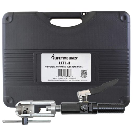 4LIFETIMELINES Hydraulic Flaring Tool Set - Universal Kit, Includes Comprehensive Range of Dies for 3/16" to 1/2" & 4.75mm to 10mm Lines, Ensures Precise and Efficient Flaring - Image 2