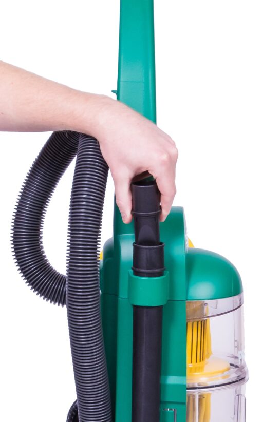 BISSELL BigGreen BGU1937T 13.5" Pro Cup Bagless Upright Vacuum with On-board Tools, 44" Height, 13.5" Wide, 13.2" Length, Polypropylene, 2 fl. oz. Capacity, Green - Image 4