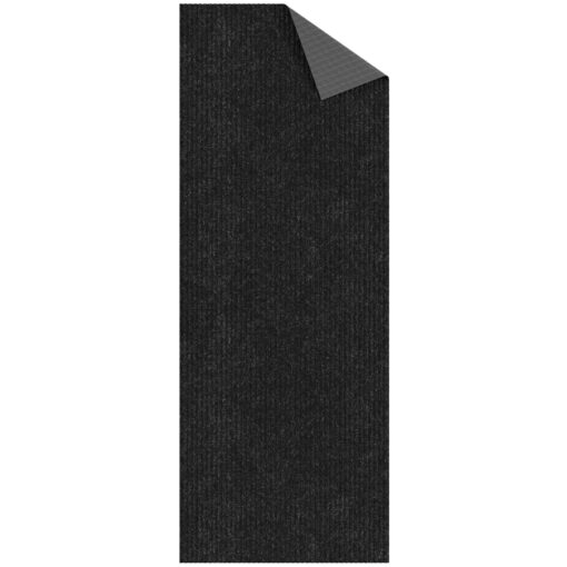 Ottomanson 2'7" x 24' Commercial-Grade Hallway Runner with Scraper Pile - Extra Durable Non-Slip Rug Mat for Indoor & Outdoor Use - Ideal for Kitchen, Entryway & Garage - High-Traffic Carpet, Black - Image 3