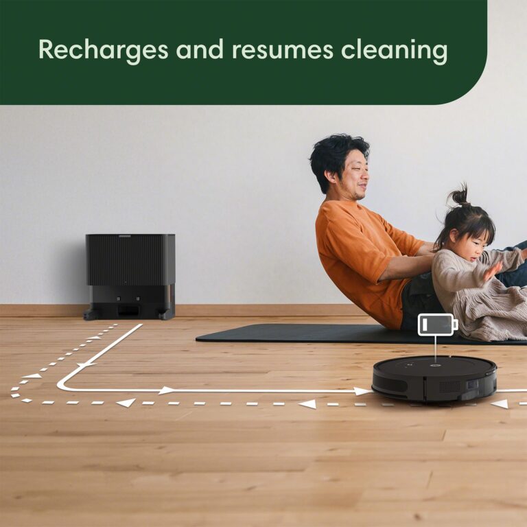 iRobot Roomba Vacuum 2 Essential Robot with AutoEmpty Dock, 3 Suction Levels, Latest Floor Tracking Sensors, and Compact Design (Black) - Image 5