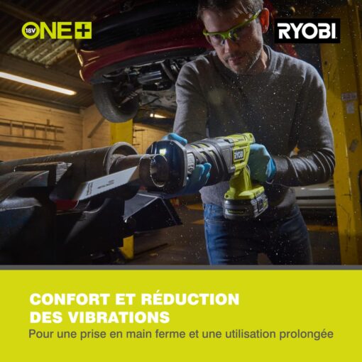 Ryobi R18RS7-0 One+ Cordless Brushless Recip Saw, 18 V, Hyper Green - Image 6