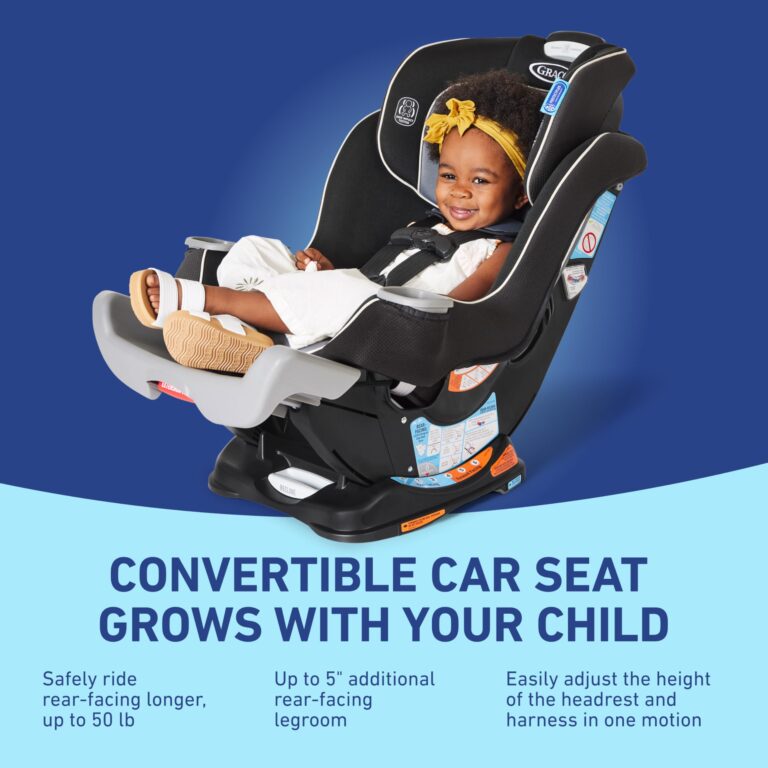 Graco Extend2Fit Convertible Car Seat, Rear-Facing and Forward-Facing, Extended Rear-Facing Seat Option, Redmond, Ideal for Newborns, Infants, and Toddlers - Image 5