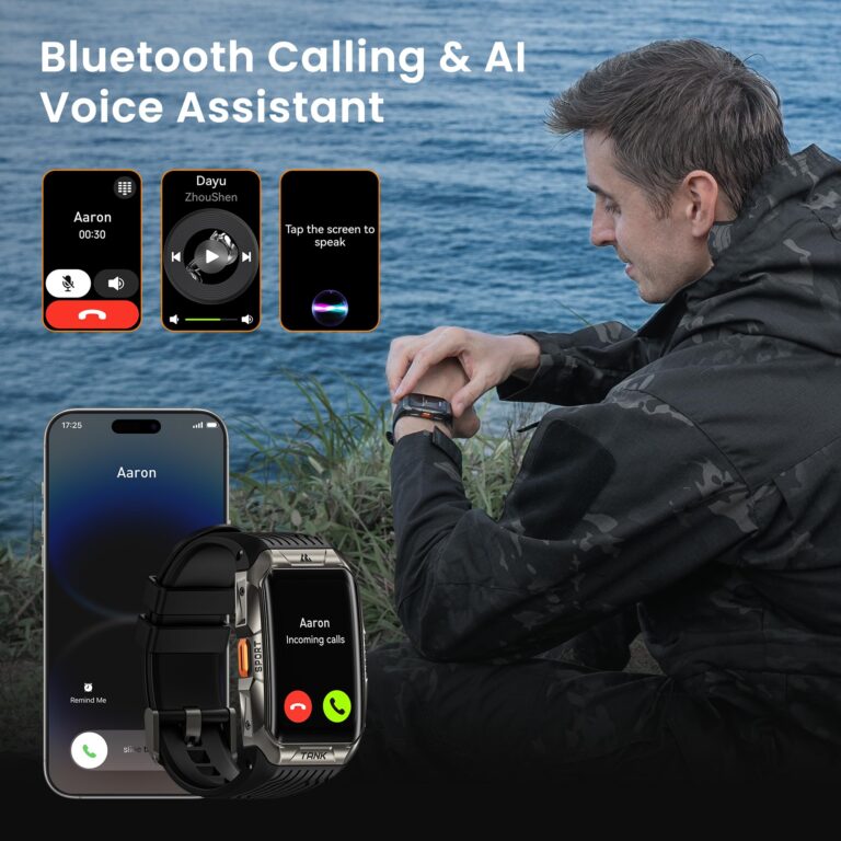 KOSPET Tank X2 Ultra GPS Smart Watch, 3D Curved Glass, Stainless Steel Unibody, 6 Satellite Positioning, Compass, 50M Waterproof, Answer/Make Call, 1.64" AMOLED Screen - Image 5