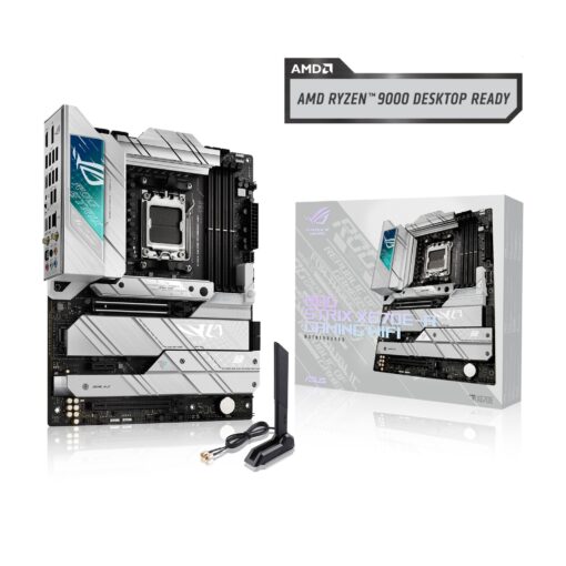 ASUS ROG Strix X670E-A Gaming WiFi 6E Socket AM5 (LGA 1718) Ryzen 7000 Gaming Motherboard(16+2 Power Stages,PCIe® 5.0, DDR5,4xM.2 Slots,USB 3.2 Gen 2x2, WiFi 6E, AI Cooling II) - Image 2