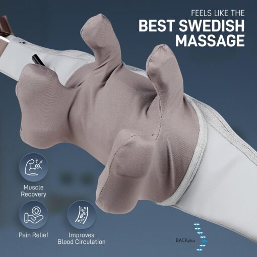 BackPlus Platinum Cordless Neck Massager – Deep Tissue Shiatsu Massage with Heat – Deep Kneading Stress Relief for Back Pain - Image 5