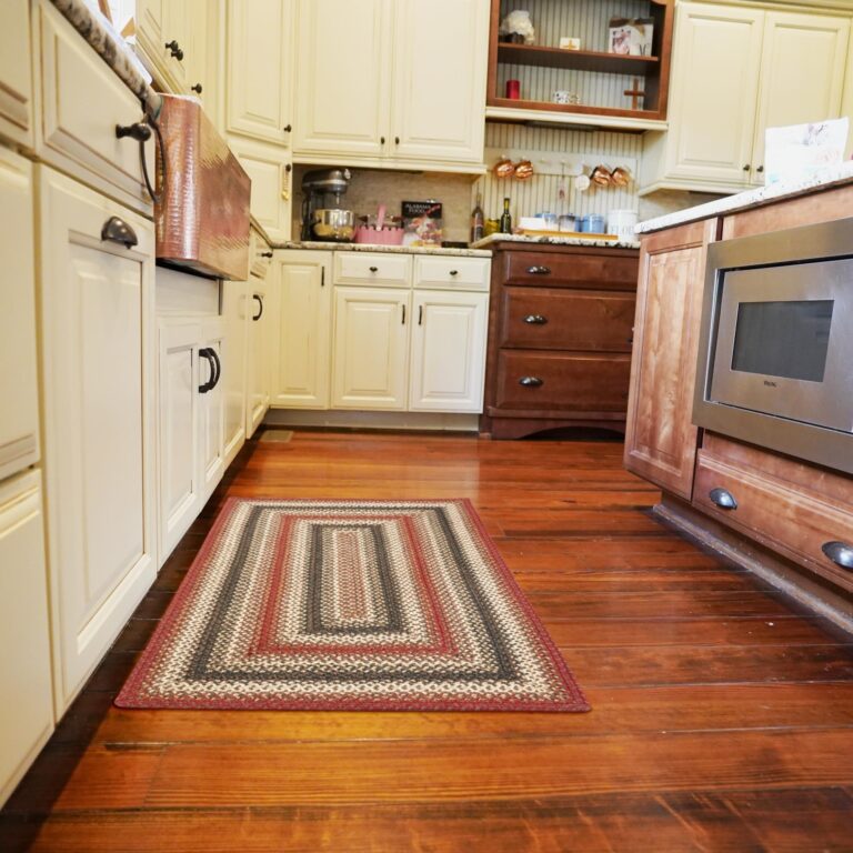 Homespice Chester Red Country Braided Hall Runner 22x72 The Perfect Kitchen Runner Rug - Image 2