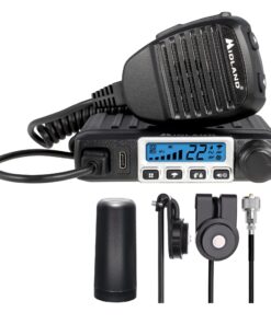 Midland® – MXT115VP3-15 Watt GMRS MicroMobile® Two-Way Radio - Off Roading Outdoor Farm - Extended 3dB gain Universal Lip Mount Antenna Dustproof Noise-Canceling Microphone - 8 Repeater Channels