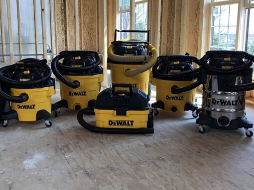 DEWALT 12 Gallon Poly Wet/Dry Vac, 5.5 HP Shop Vacuum Wet Vacuum Cleaner for Workshop, Jobsite, Commericial Area, Large Pick-Up Capacity, Yellow,DXV12P - Image 9