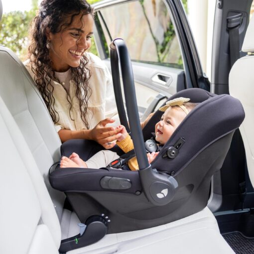 Joie Mint Latch Baseless Infant Car Seat – Lightweight, Built-in Rigid Latch Connectors and Side Impact Protection – No Base Installation Required (Thunder) - Image 2