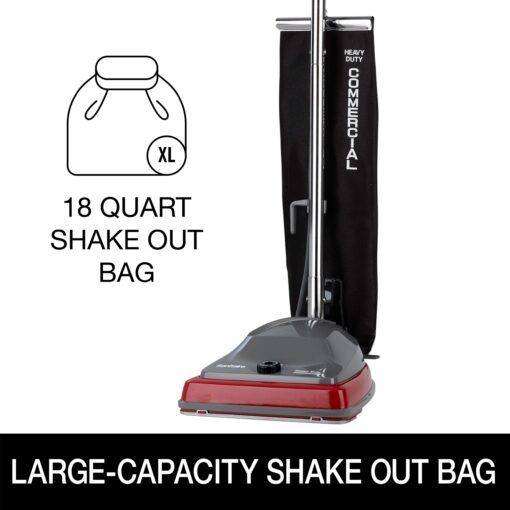 Sanitaire SC679K Tradition Upright Commercial Bagged Vacuum, Red - Image 5