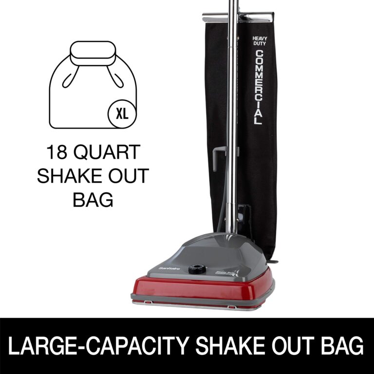 Sanitaire SC679K Tradition Upright Commercial Bagged Vacuum, Red - Image 5