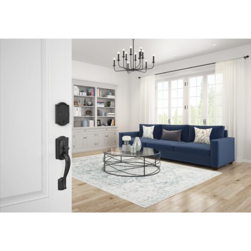 SCHLAGE BE489WB CAM 622 Encode Deadbolt Smart Lock | WiFi Touchscreen Keypad, Matte Black - Image 7